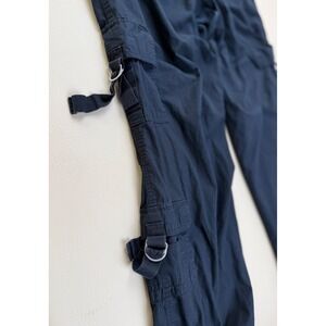 Y2K Streetwear Cargo Pants Utility D-Ring Straps Size L Justify
